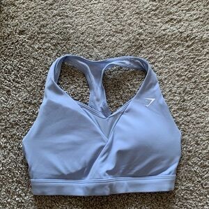 Gymshark Lilac Blue Crossover Sports Bra Size XS NEW